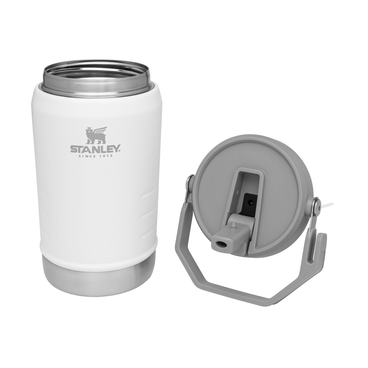 Stanley IceFlow 40 oz Stainless Steel Tumbler in Polar White with Flip Straw Lid