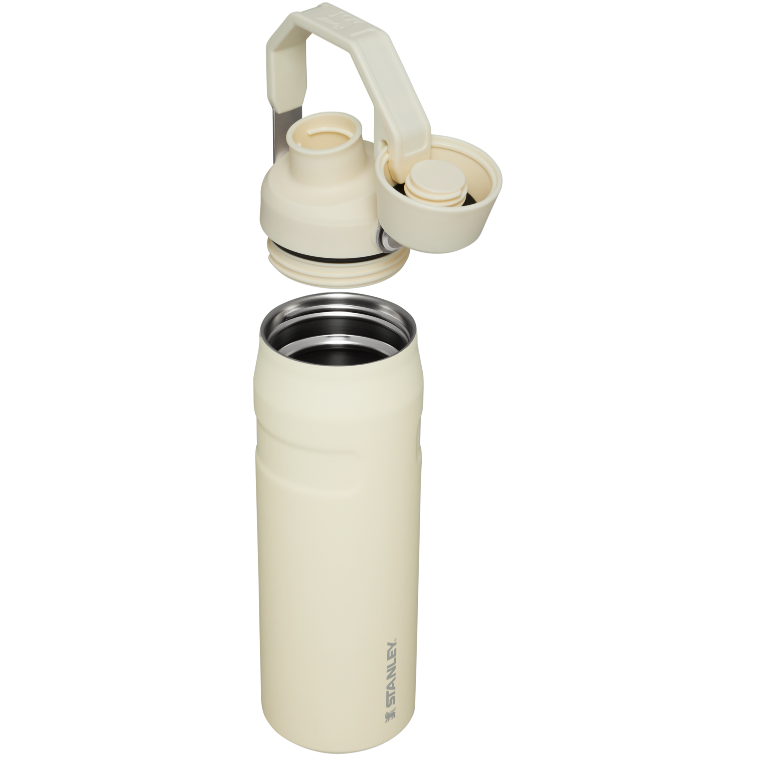 Stanley IceFlow Water Bottle with Fast Flow Lid 24 OZ In Cream Glimmer