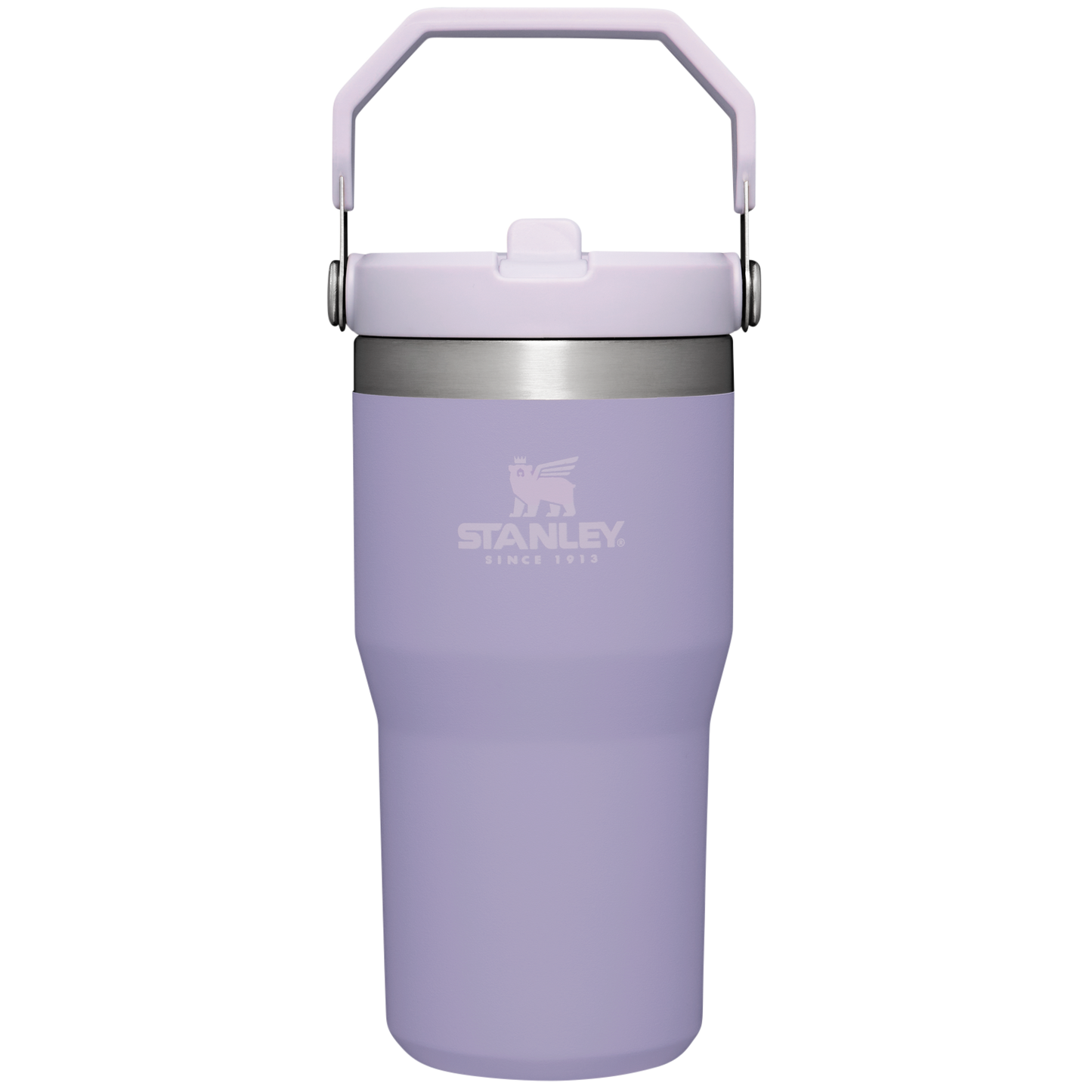 Stanley The IceFlow FlipStraw Tumbler Water Bottle 20 OZ In Lavender
