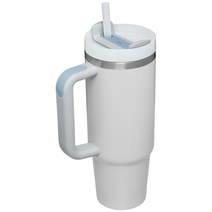Stanley Quencher H2.0 Flowstate Tumbler 30 oz Cup In Fog White