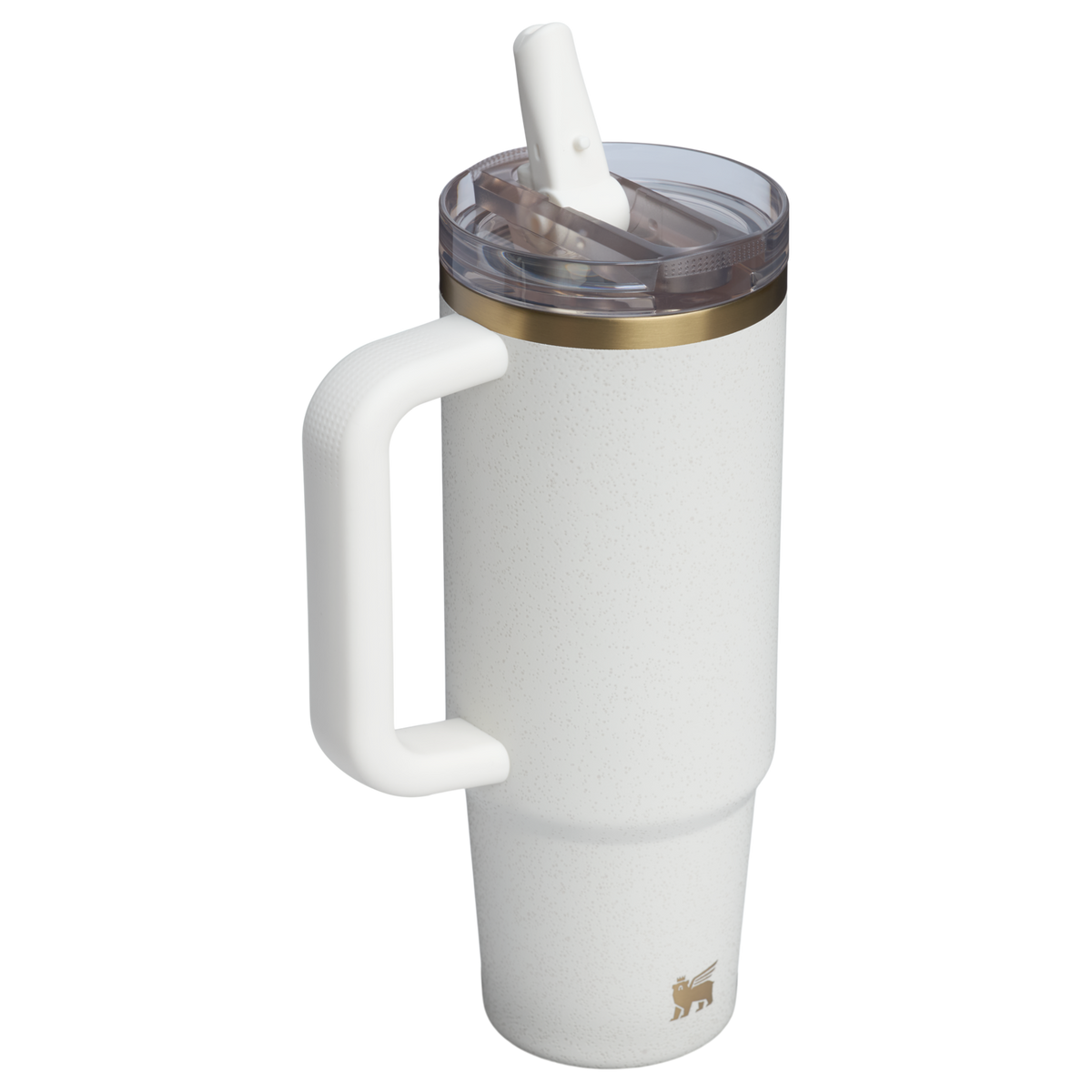 The Stanley Quencher ProTour Flip Straw Insulated Tumbler 30 Oz in Cream Moon White