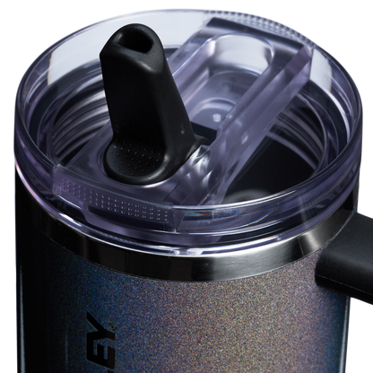 The Stanley Quencher ProTour Flip Straw Insulated Tumbler 30 Oz in Midnight Glitz Black