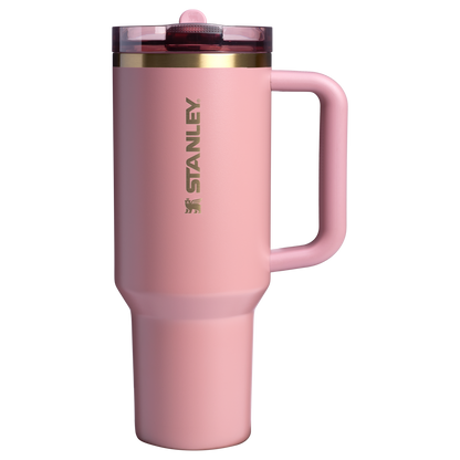 The Stanley Quencher ProTour Flip Straw Insluated Tumbler 40 Oz in Antique Pink