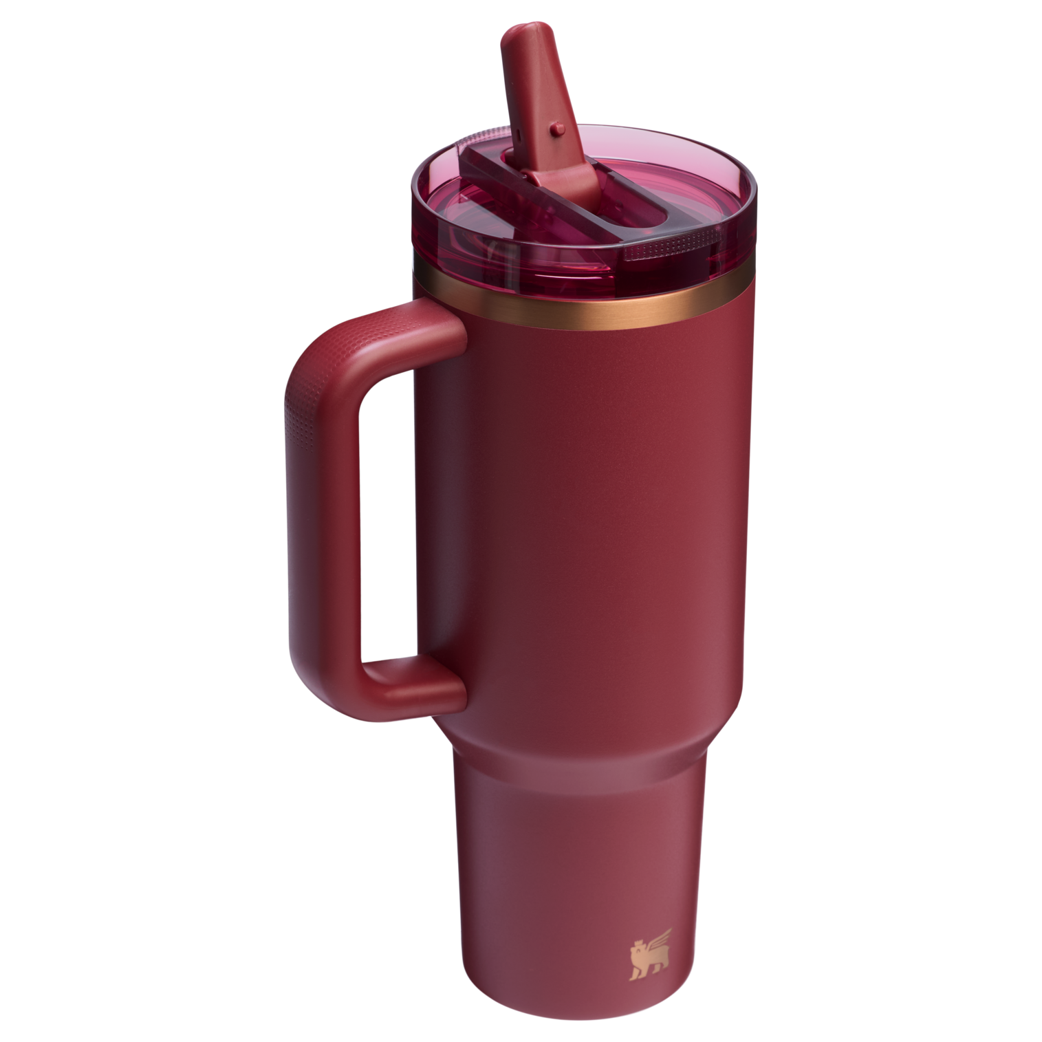 The Stanley Quencher ProTour Flip Straw Insluated Tumbler 40 Oz in Gilded Pomegranate
