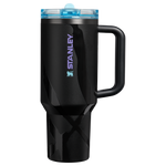 Stanley Caitlin Clark Collab 40 OZ Quencher ProTour Flip Straw Tumbler In Black