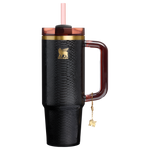 Stanley 30 OZ Quencher Luxe Tumbler In Black Snakeskin