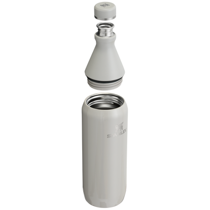 Stanley All Day Slim Water Bottle 20 OZ In Ash Grey Gloss