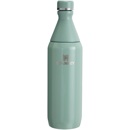 Stanley 20 OZ All Day Slim Stainless Steel Water Bottle In Shale Green