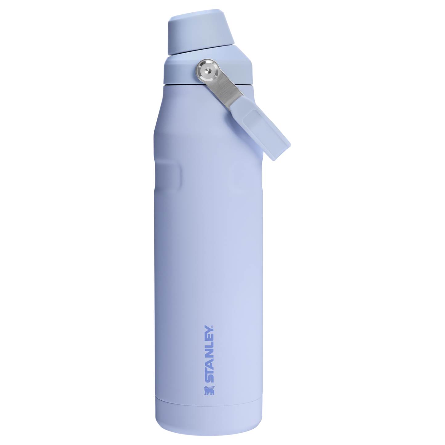 Stanley 36 OZ IceFlow Aerolight Stainless Steel Water Bottle In Dew Drop Purple with Fast Flow Lid