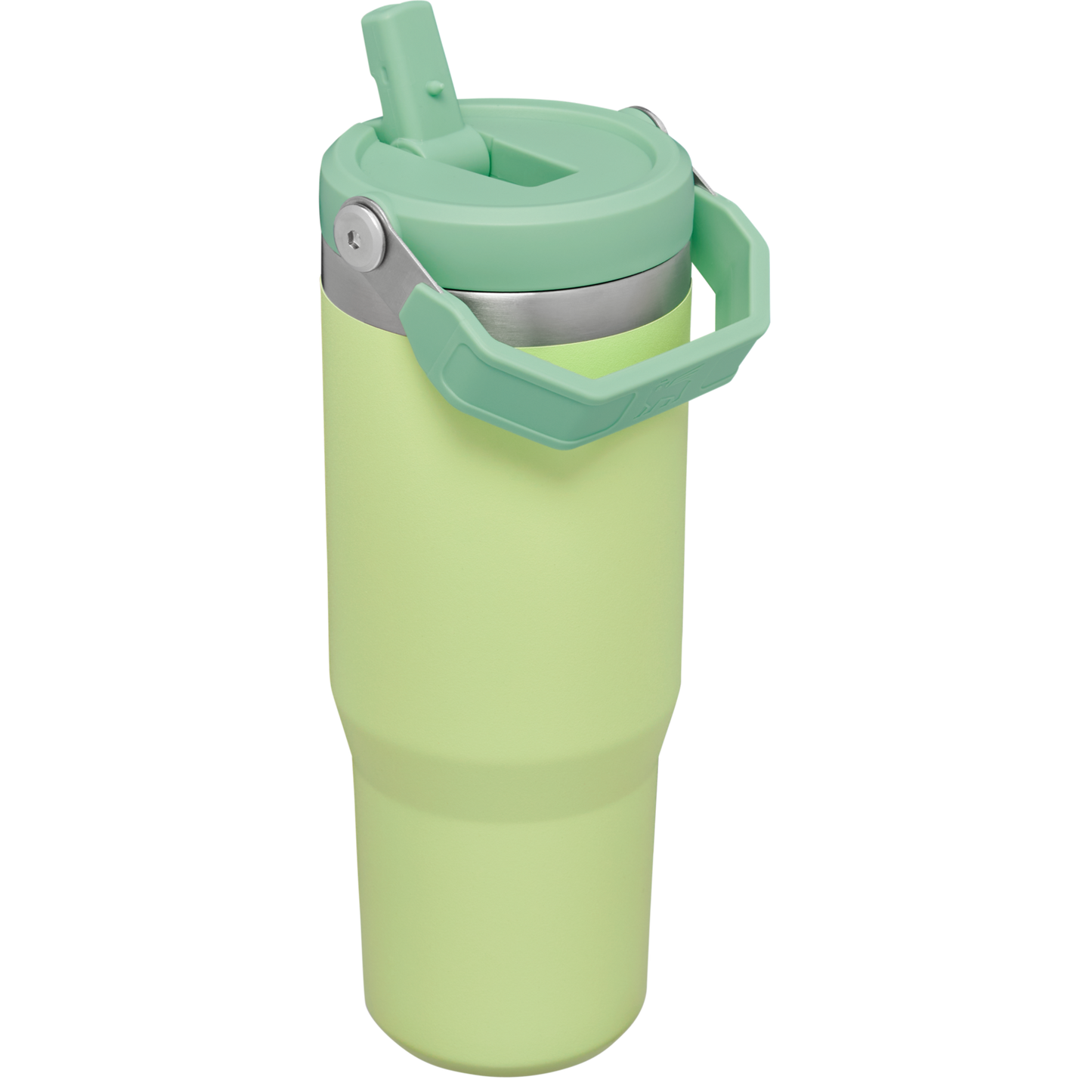 Stanley 30 oz IceFlow Flip Straw Water Bottle In Citron Green