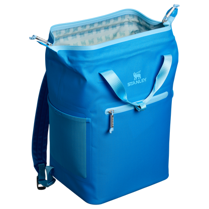 Stanley 14 Quart All Day Madeleine Mini Soft Sided Cooler Backpack In Azure Blue