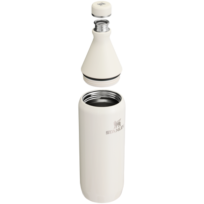 Stanley All Day Slim Water Bottle 34 OZ In Cream White Gloss