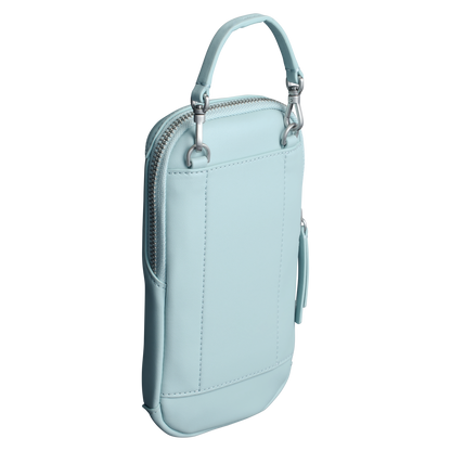The Stanley Cross Bottle Max Phone Keys Wallet Case In Mist Blue