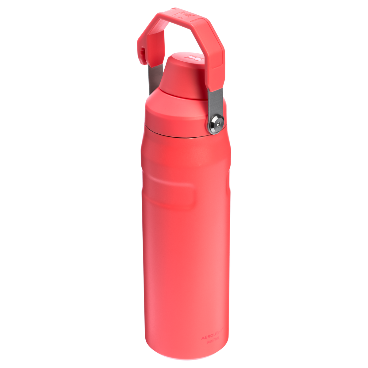 Stanley 24 OZ IceFlow Aerolight Stainless SteelWater Bottle In Hot Coral Red