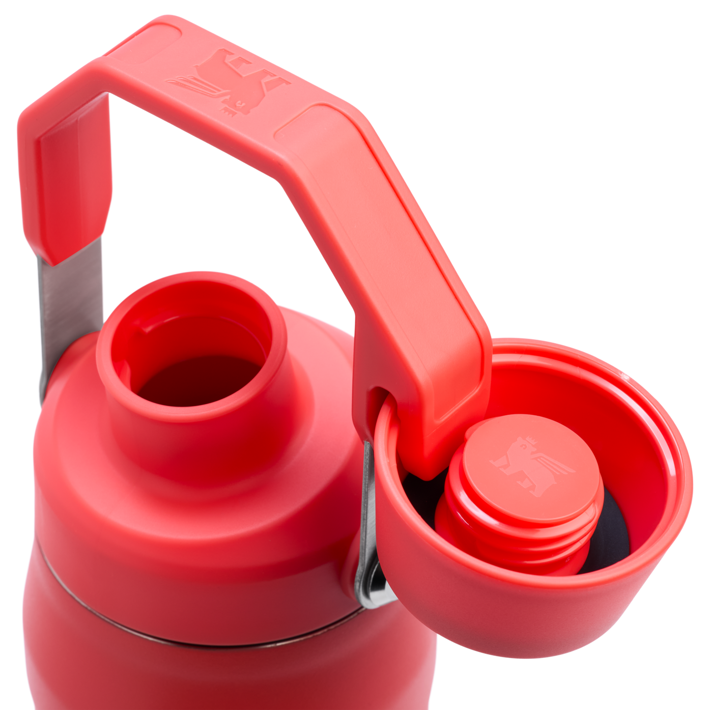 Stanley 24 OZ IceFlow Aerolight Stainless SteelWater Bottle In Hot Coral Red