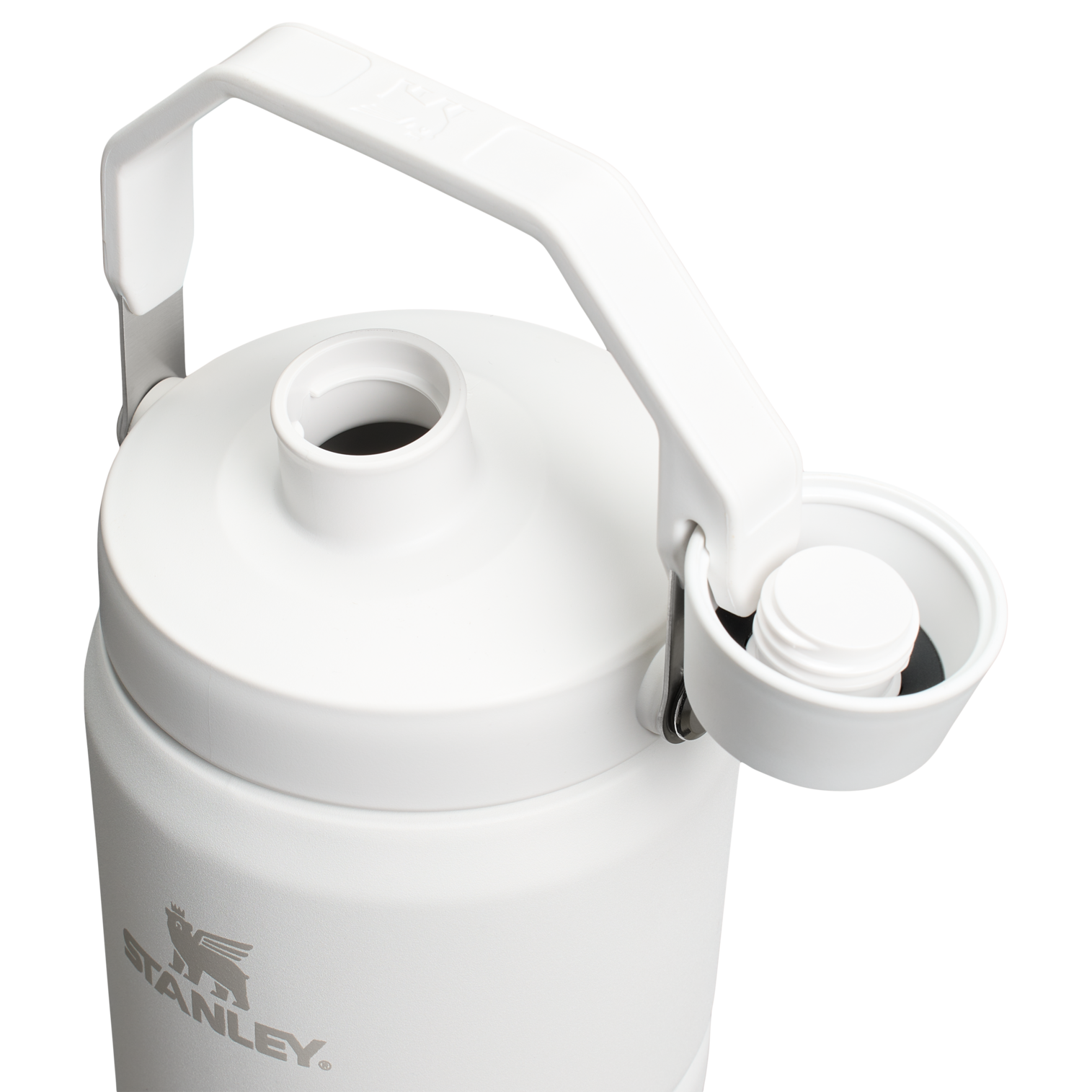 Stanley 40 OZ IceFlow Fast Flow Water Jug In Frost White