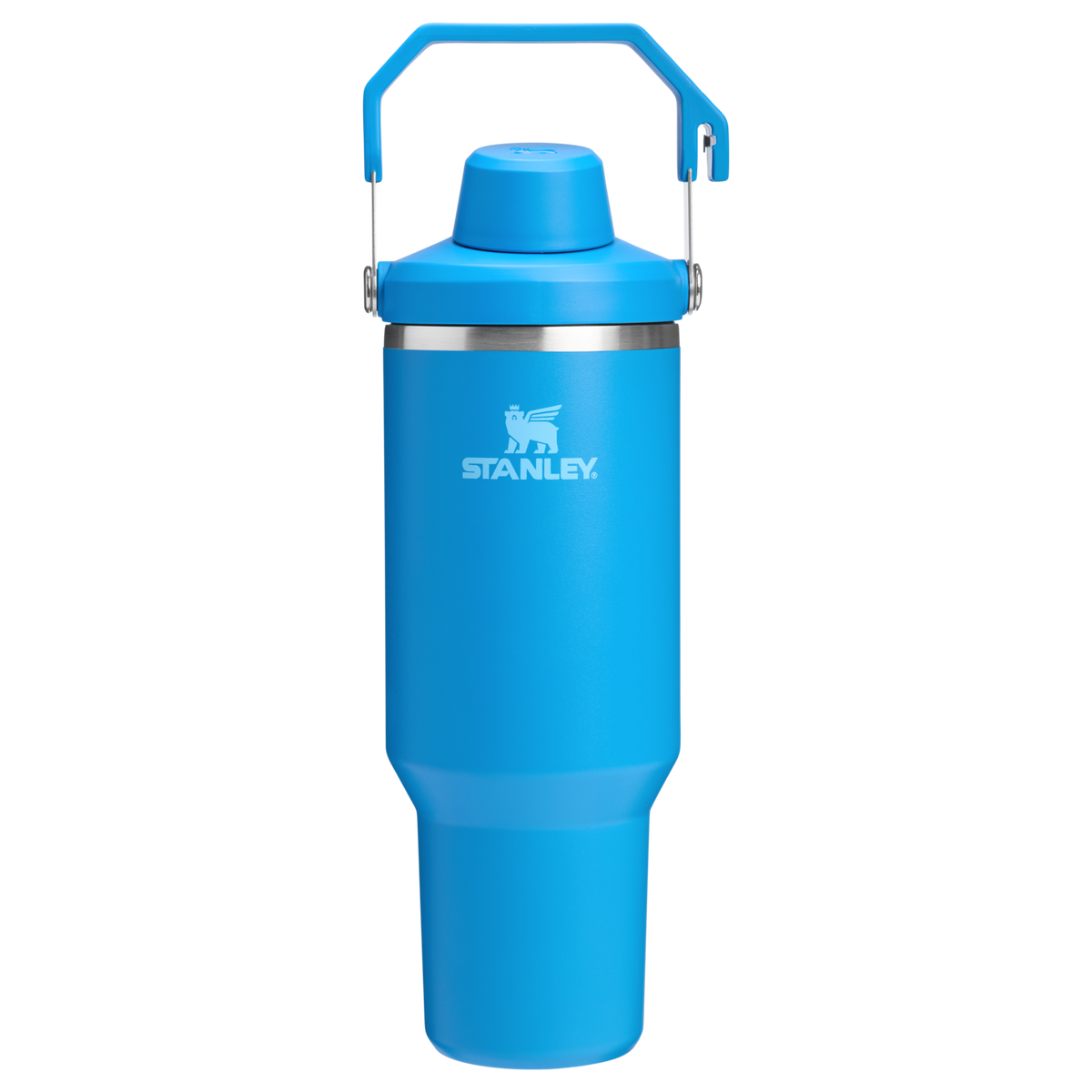 Stanley 40 OZ Ice Flow Fast Flow Insulated Tumbler In Azure Blue