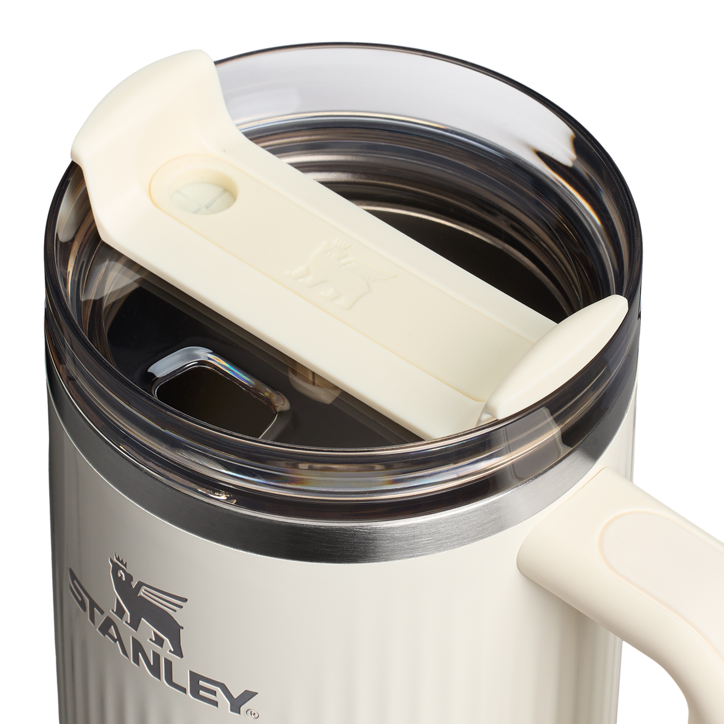 Stanley 40 OZ Quencher Fluted Insulate Tumbler In Cream White