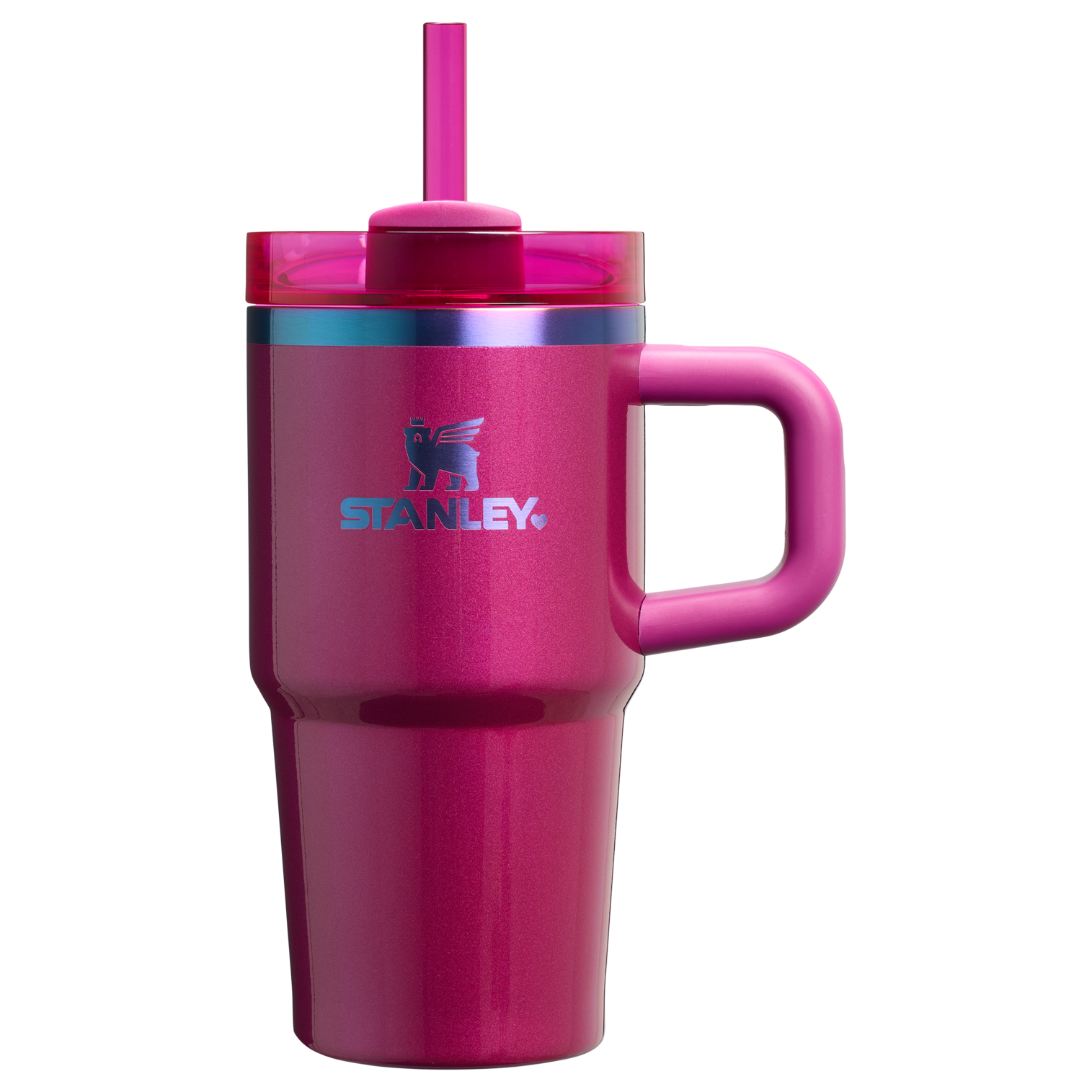 Stanley Valentine's Day Quencher Insulated Tumbler 20 OZ Cup In Berry Truffle Pink