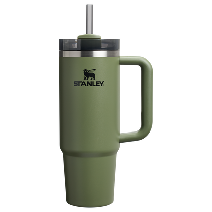Stanley Quencher H2.0 Flowstate™ Tumbler 30 Oz Cup In Dried Pine Green