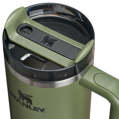 Stanley Quencher H2.O FlowState Tumbler Cup 30 OZ In Dried Pine Green
