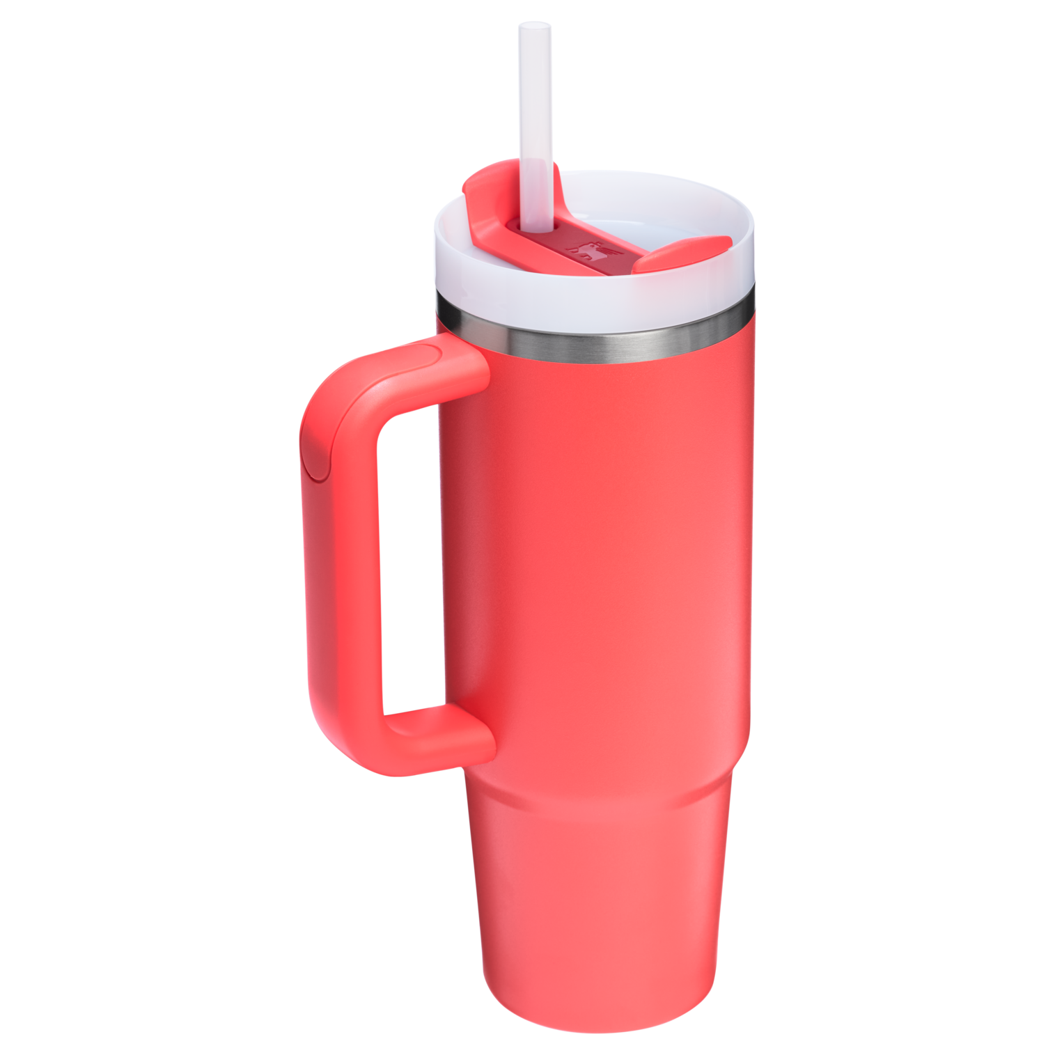 Stanley Quencher H2.0 Flowstate™ Tumbler 30 Oz Cup In Hot Coral Red