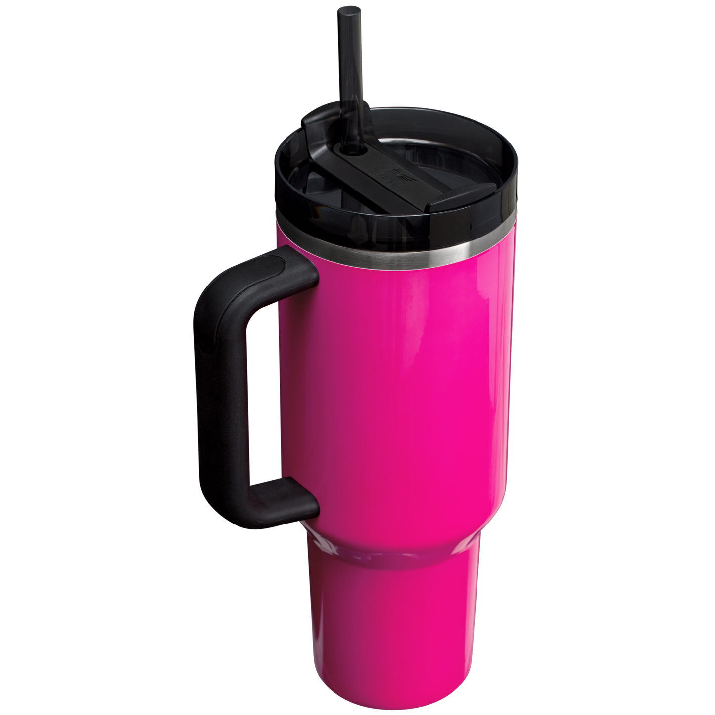 The Stanley Quencher H2.O FlowState Tumbler 40OZ Cup In Electric Pink