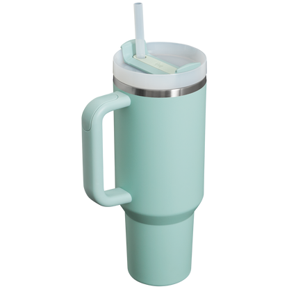 Stanley Quencher H2.O FlowState Tumbler 40OZ in Seafoam Green