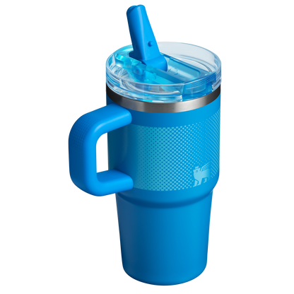The Stanley Quencher ProTour Flip Straw Tumbler 20 OZ in Azure Blue Fade