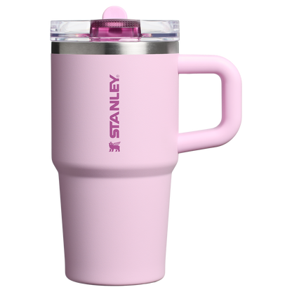 Stanley 20 oz Quencher ProTour Flip Straw Insulated Tumbler Cup In Cherry Blossom Pink