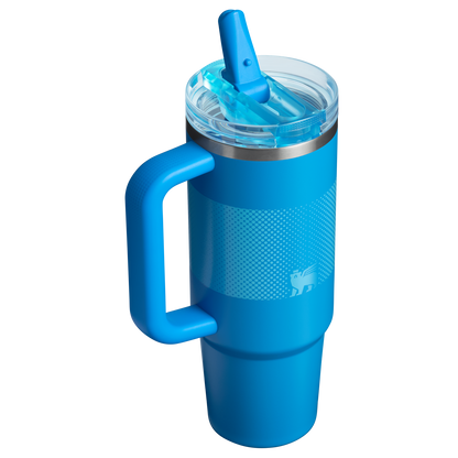 The Stanley Quencher ProTour Flip Straw Tumbler 30 OZ in Azure Blue Fade