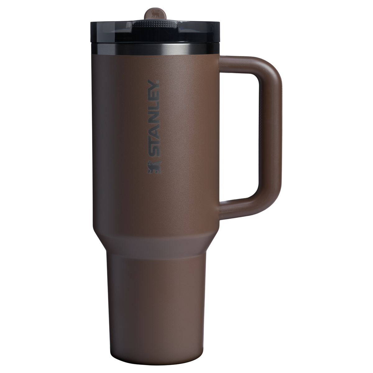 The Stanley Quencher ProTour Flip Straw Insulated Tumbler 40 OZ Cup In Espresso Brown