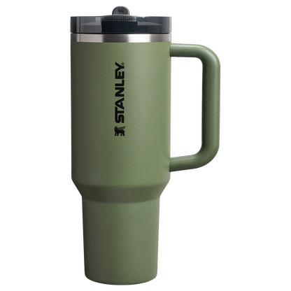 Stanley Quencher ProTour Flip Straw Tumbler Cup 40OZ In Dried Pine Green