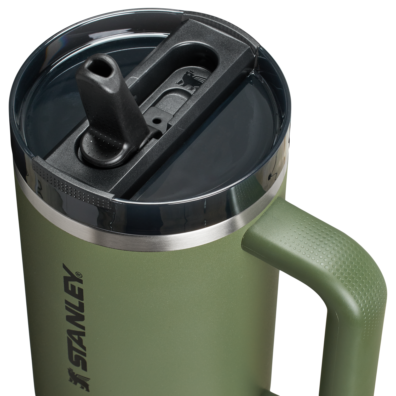 Stanley Quencher ProTour Flip Straw Tumbler Cup 40OZ In Dried Pine Green