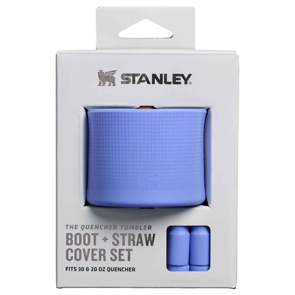 Stanley Quencher Tumbler Boot & Straw Cover For 30 To 20 OZ Cups In Hydrangea Purple
