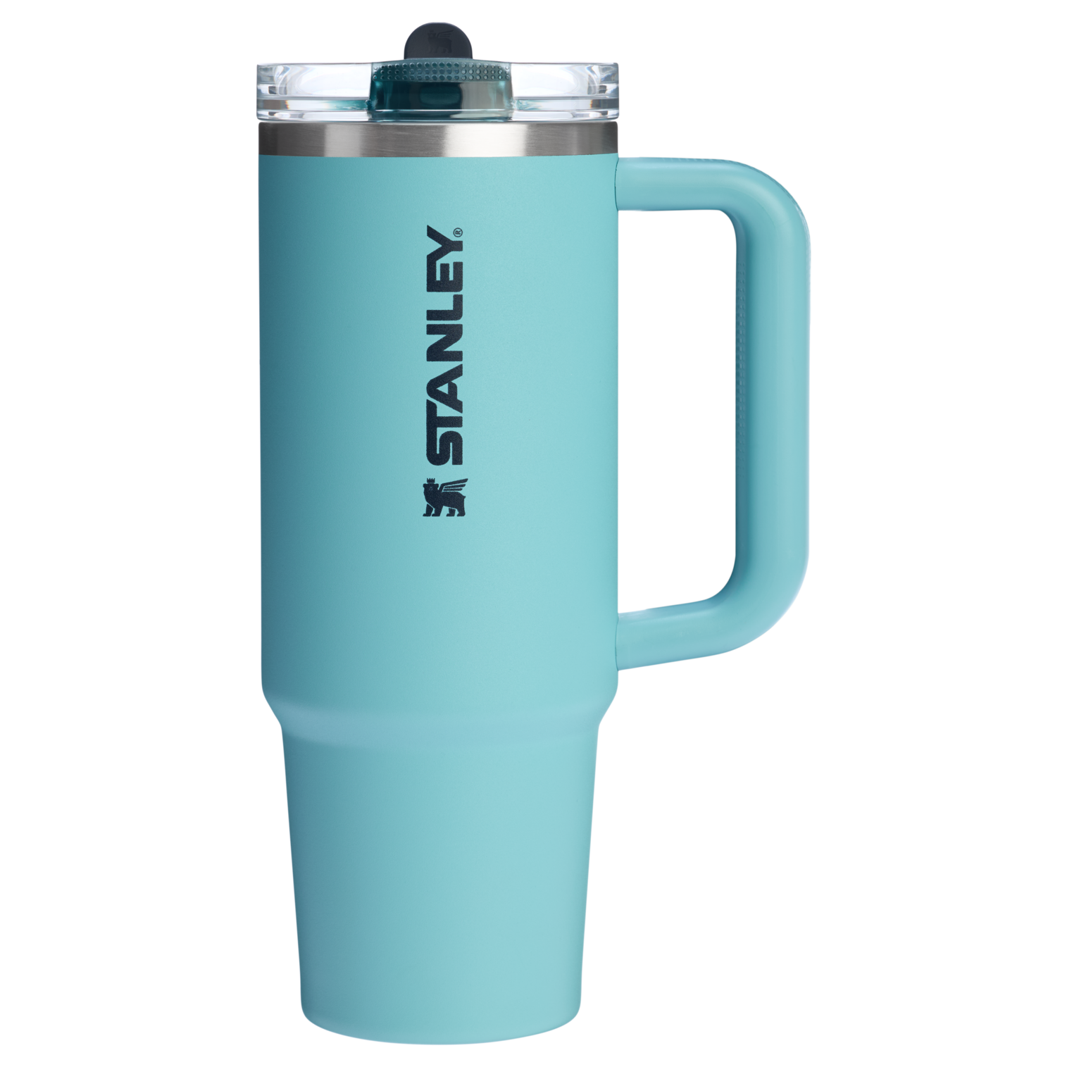 Stanley 30 OZ Quencher Flip Straw Tumbler With In Agave Blue