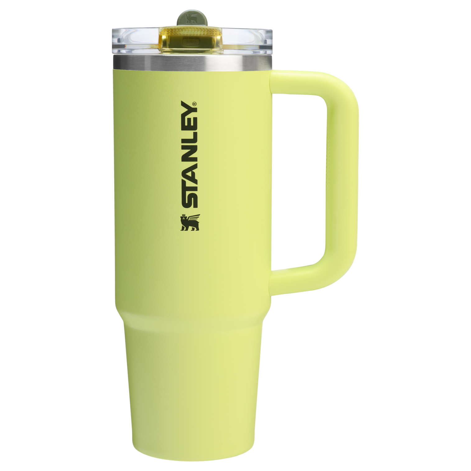 Stanley 30 OZ Quencher Flip Straw Tumbler With In Prickly Pear Green