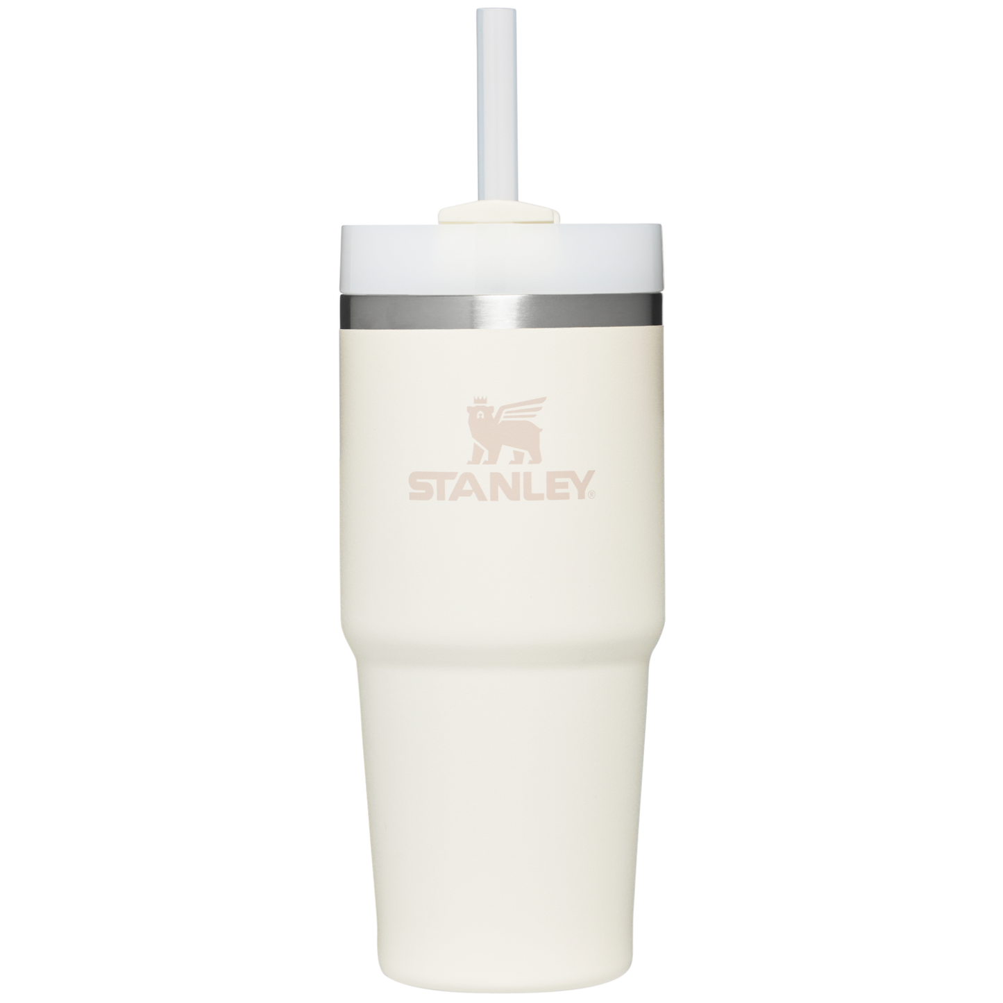 Stanley 14 OZ Quencher Tumbler With Straw in Cream
