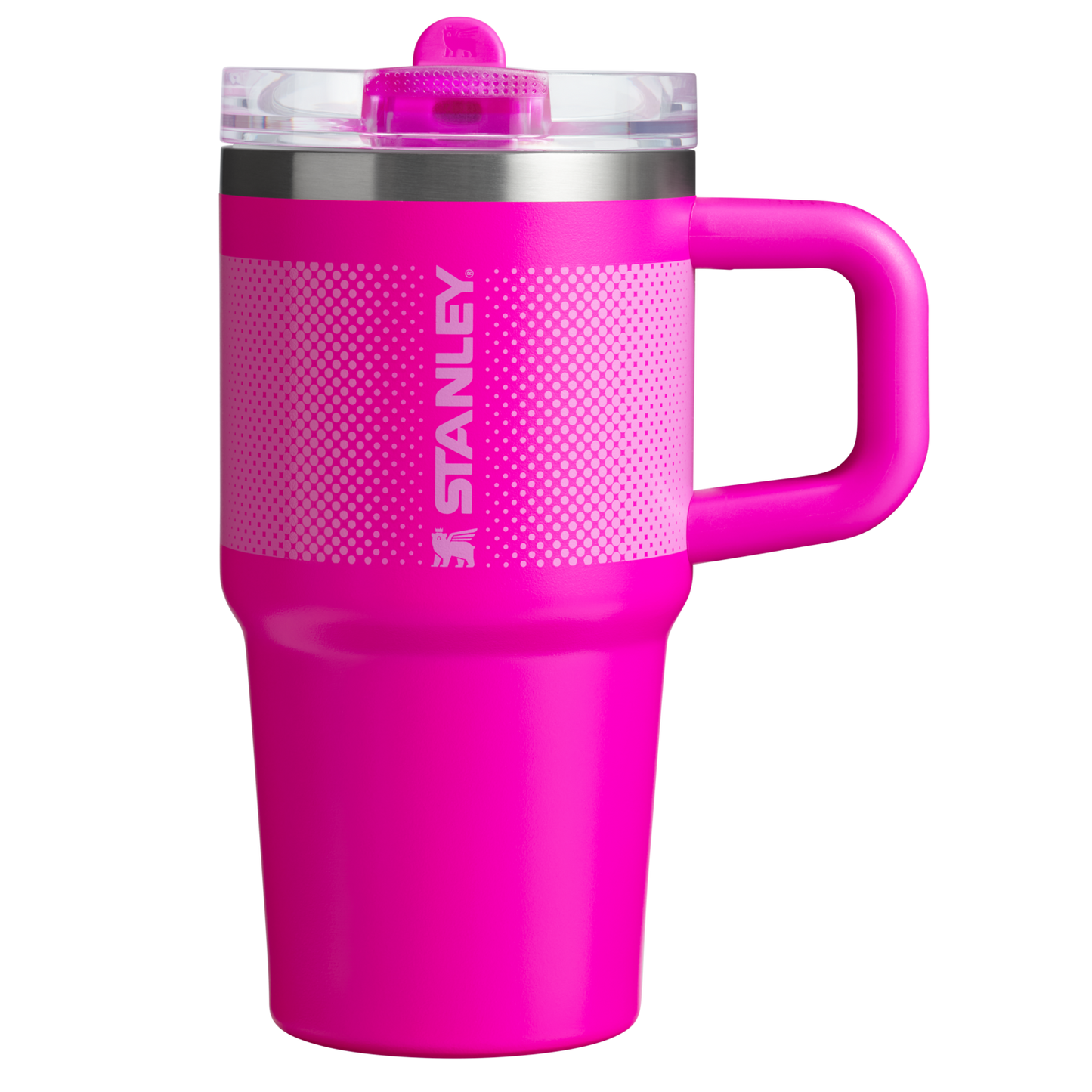 Stanley 20 OZ Quencher ProTour Flip Straw Insulated Tumbler In Vivid Violet Pink
