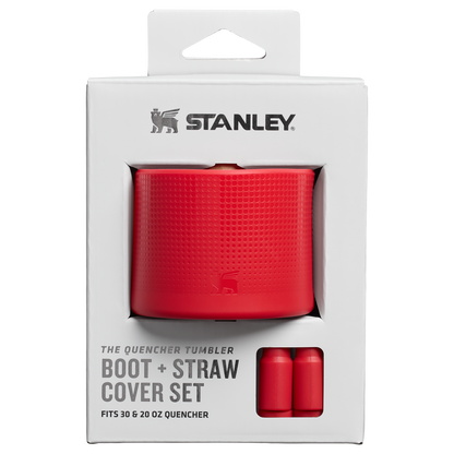 Stanley Quencher Boot & Straw Cover In chili red